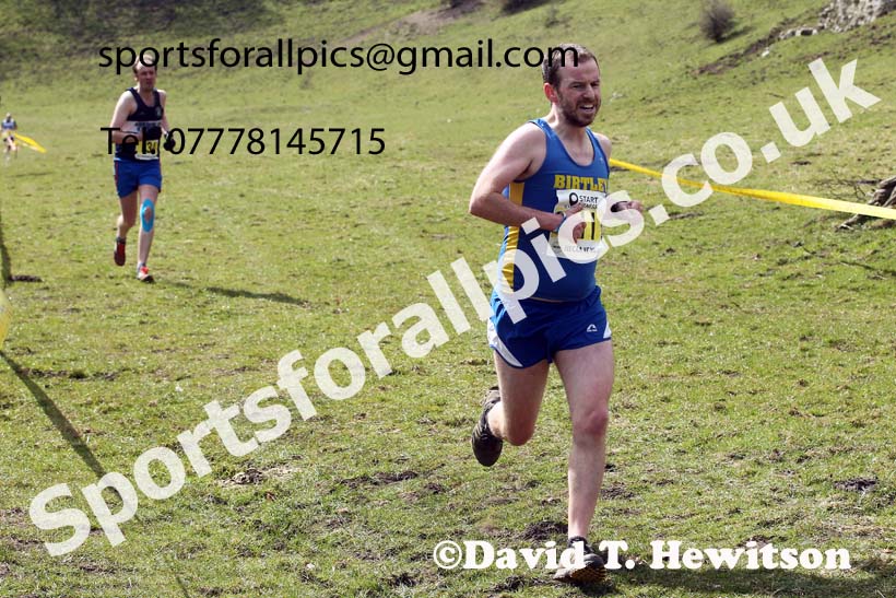 Masters men 2021 NECAA Cross Country Relays, Thornley Farm, Peterlee, Saturday, April 10th. Photo: David T. Hewitson/Sports for All Pics